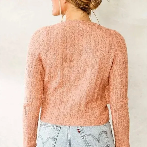 LE LIS Cropped Sweater Sz. S - Picture 2 of 6
